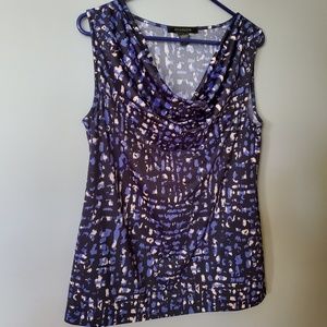 Cowl Neck Sleeveless Top